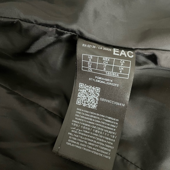 Women’s Guess Black Leather Jacket size Small - Picture 3 of 3